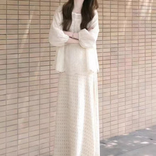 2026超火早春穿搭一整套巨好看的韩系漂亮绝美连衣裙子套装女