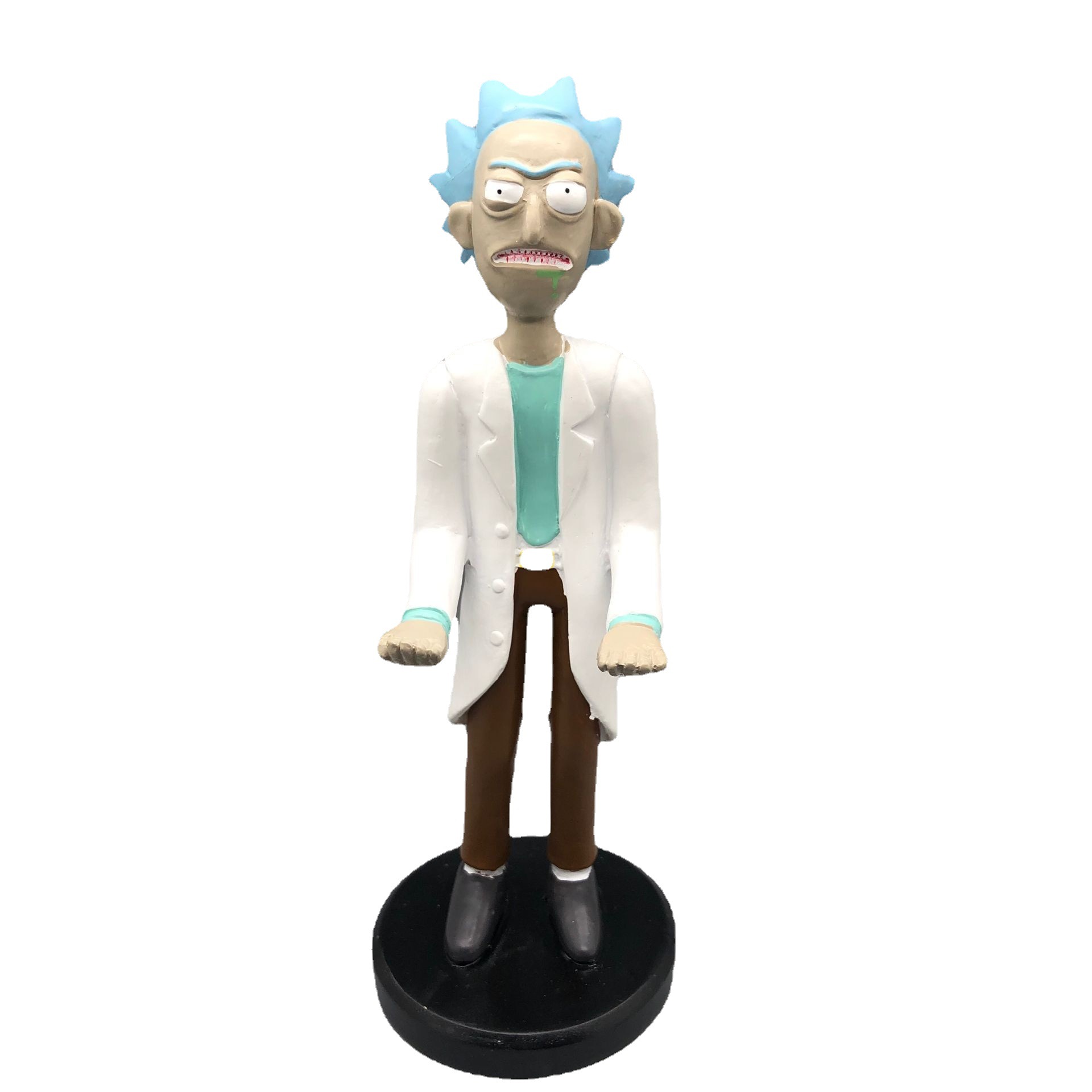 Rick y Morty hombre viejo teléfono móvil soporte juego mango soporte decoración ps4 mango soporte decoración anime