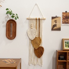 北欧风手工编织流苏挂毯创意壁挂装饰挂件客厅墙饰玄关背景墙挂饰