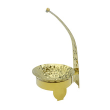 工厂直销金色不锈钢锤印果盘酒店餐厅自助餐水果沙拉盘锤点刺身盘