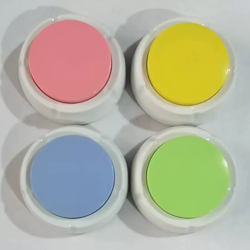 宠物用品推荐狗狗按键录音盒发声盒毛绒挤压盒录音盒挤压盒厂家私