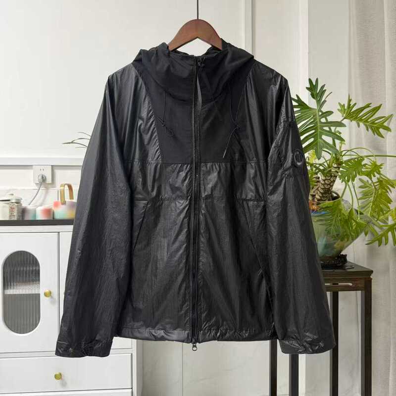 Cross-Border Cp Windbreaker Cp Metal Nylon Color-Blocked Hooded Zipper Windproof Jacket Functional Street Fashion Trend Cross-Border Cp Windbreaker Cp Metal Nylon Color-Blocked Hooded Zipper Windproof Jacket Functional Street Fashion Trend