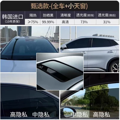 Automotive Film | Explosion-Proof Film, Privacy Film, Full - full-car-package-including-construction-selected-model-medium-privacy-full-car-package-small-sunroof