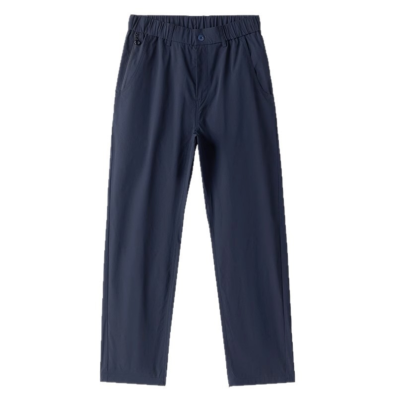 Deportes transfronterizos al aire libre recto para hombres de verano delgado suelto caída sensación rápida y seca de piernas anchas pantalones casuales de moda
