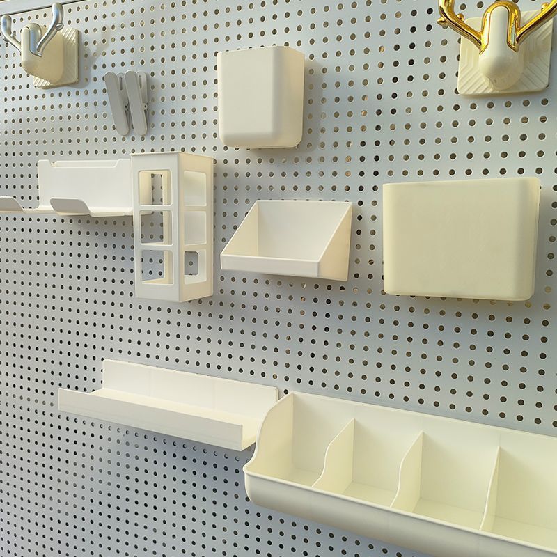 书桌洞板置物架收纳配件型圆孔收纳盒散件零配挂篮托盘搁物板迪鹏