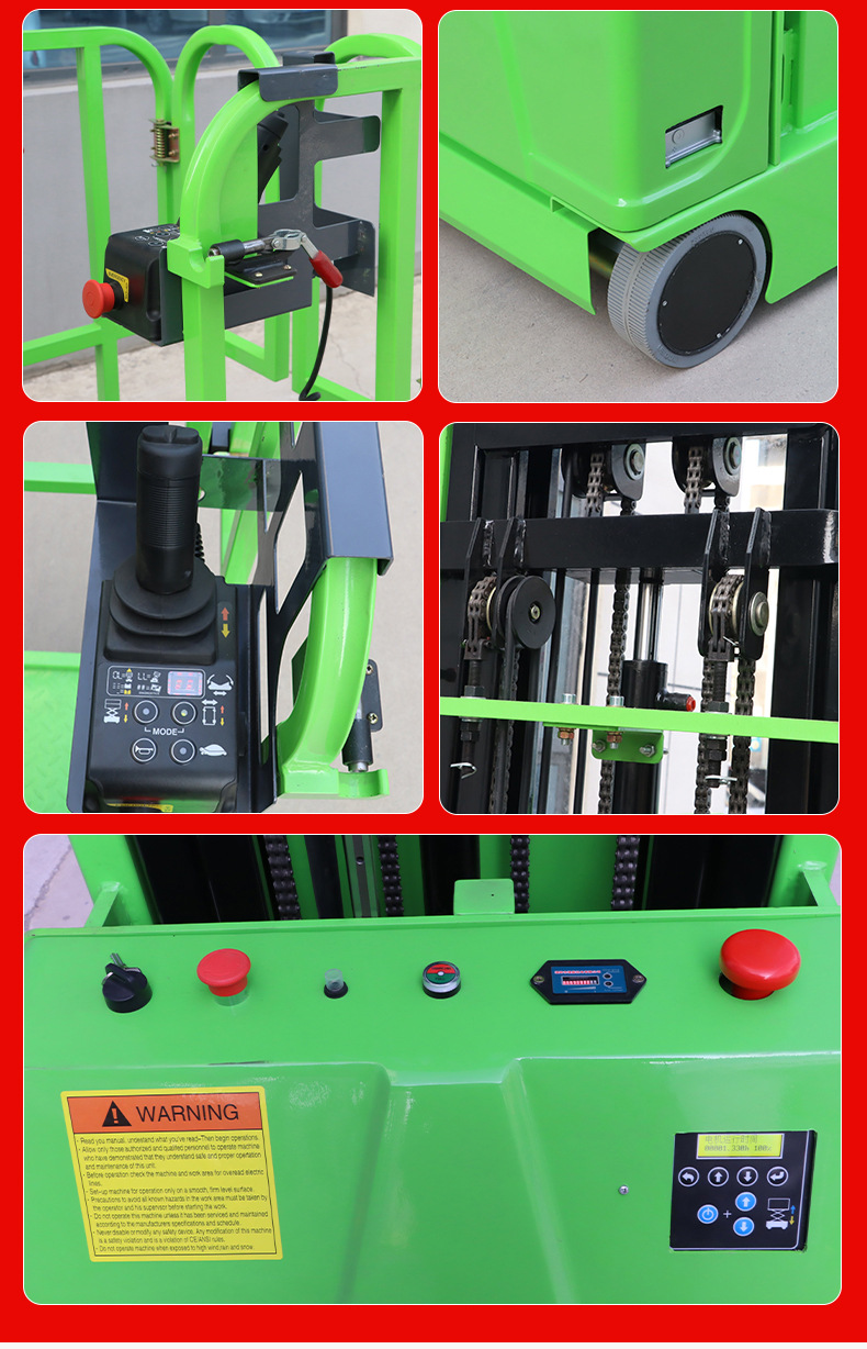 Electric High-Altitude Material Handling Vehicle, High-Altitude Picking and Inspection Vehicle, Intelligent and Efficient Fully Electric High-Altitude Picking Truck