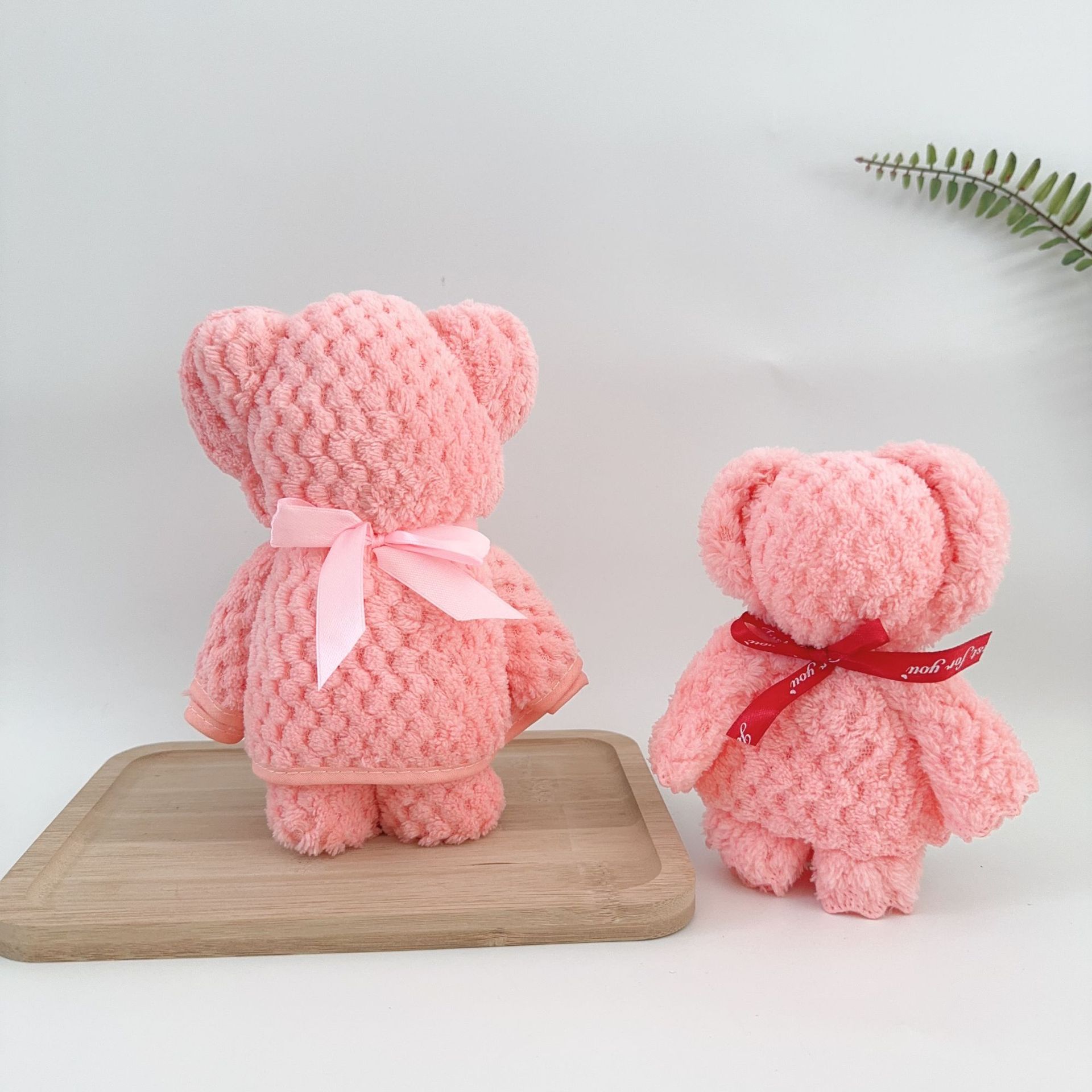 파인애플 핑크 곰