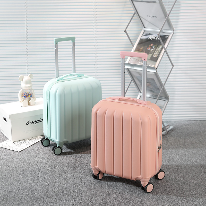 Maleta trolley pequeña, maleta de 16 pulgadas, maleta con código para hombre, mini maleta para mujer, maleta para niño y madre de 18 pulgadas