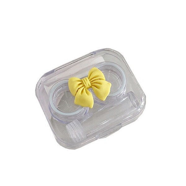 Transparent invisible cute glasses with bow