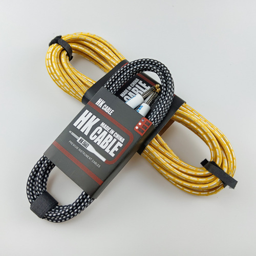 HK braided cable noise reduction audio cable folk electric box acoustic guitar bass cable musical instrument cable