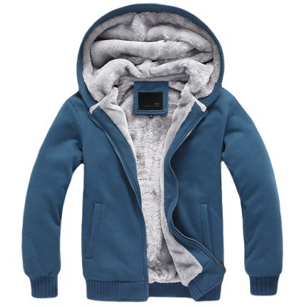 Подростковое пальто, свитер на флисовой подкладке, корейский студенческий Повседневный Кардиган, осенне-зимняя одежда, утолщенный мужской свитер, теплый с капюшоном