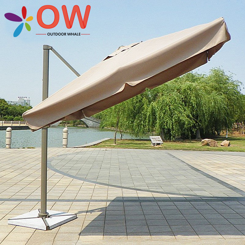 Outdoor Courtyard Parasol Hotel Resort Roman Umbrella Beach Security Booth Terrace Square Waterproof Sunscreen Cloth
