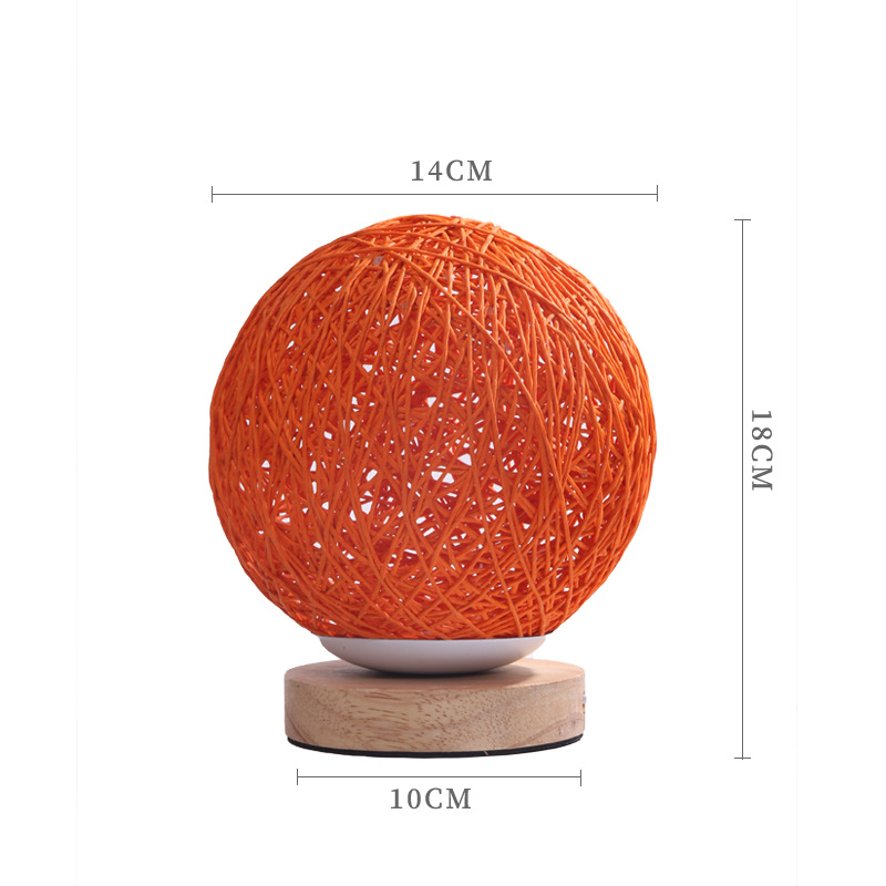 크로스보더 테이블 램프(주황색)