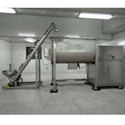 Horizontal Ribbon Mixer Stainless Steel Mixing Machine Feed Mixer Cow and Sheep Feed Mixing Equipment Processing Machine
