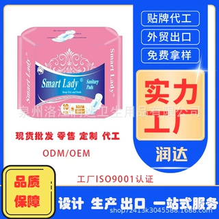 厂家现货全英文包10片装绵柔亲肤240MM跨境外贸出口热销电商批发