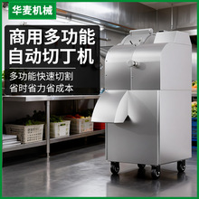 全自动根茎类切丁机多功能土豆芋头切丝切片机不锈钢果蔬切粒机