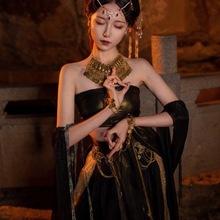 敦煌飞天古风汉服女异域风情印度舞西美人影楼演出服中国风舞蹈装