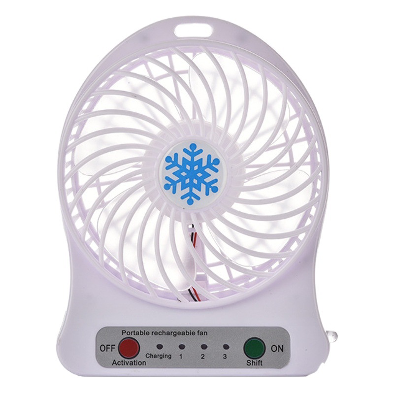 Ventilador USB de Escritorio Portátil Recargable Pequeño de Alta Potencia con Conexión USB Transfronteriza para el Sudeste Asiático