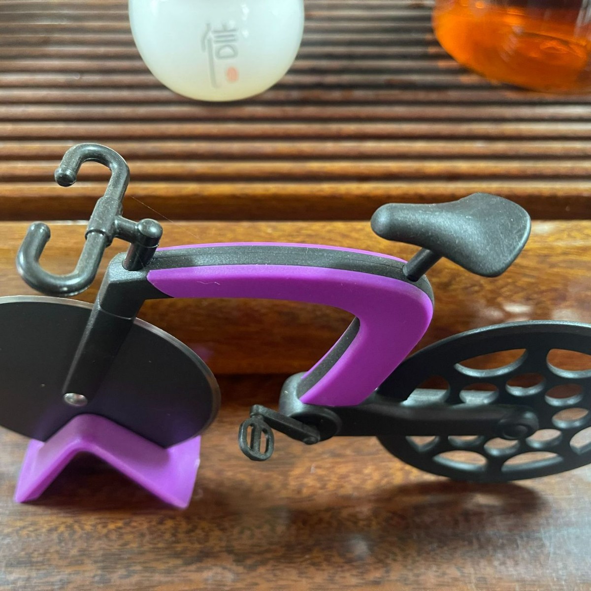 Púrpura escalada cuchara corte OPP bolsa