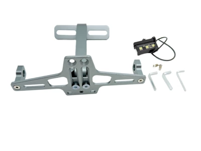 Plate Holder, Modified Aluminum Alloy License – Nömrə qabı - titanium-color-light