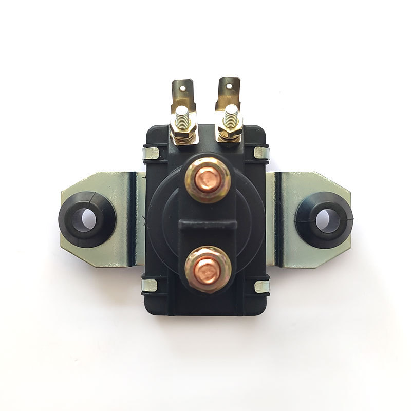 Motuoche Motorcycle Starter Relay Solenoid for MERCURY MARINE (Power supply, ignition system accessories) - slotted-curved-bracket