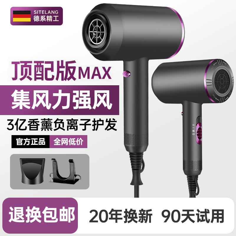 ヘアサロン用の国境を越えた高速ヘアドライヤー、ハイパワー家庭用サイレントマイナスイオン、無害なヘアドライヤー、ドロップシッピング|undefined