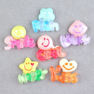 ��֬���������zluckyӢ����ĸ��happykiss smile���DIY����Ь��