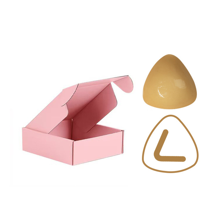 핑크색 박스가 있는 중간 피부톤