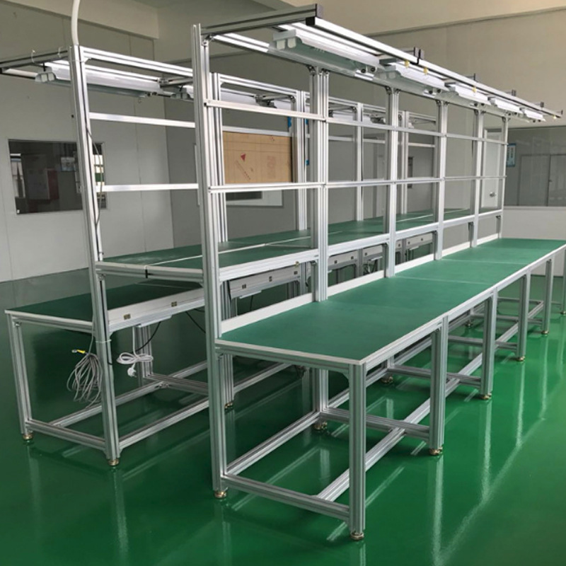定制长型工作台定制防静电双面操作台定制流水线飞机拉作业台-阿里巴巴