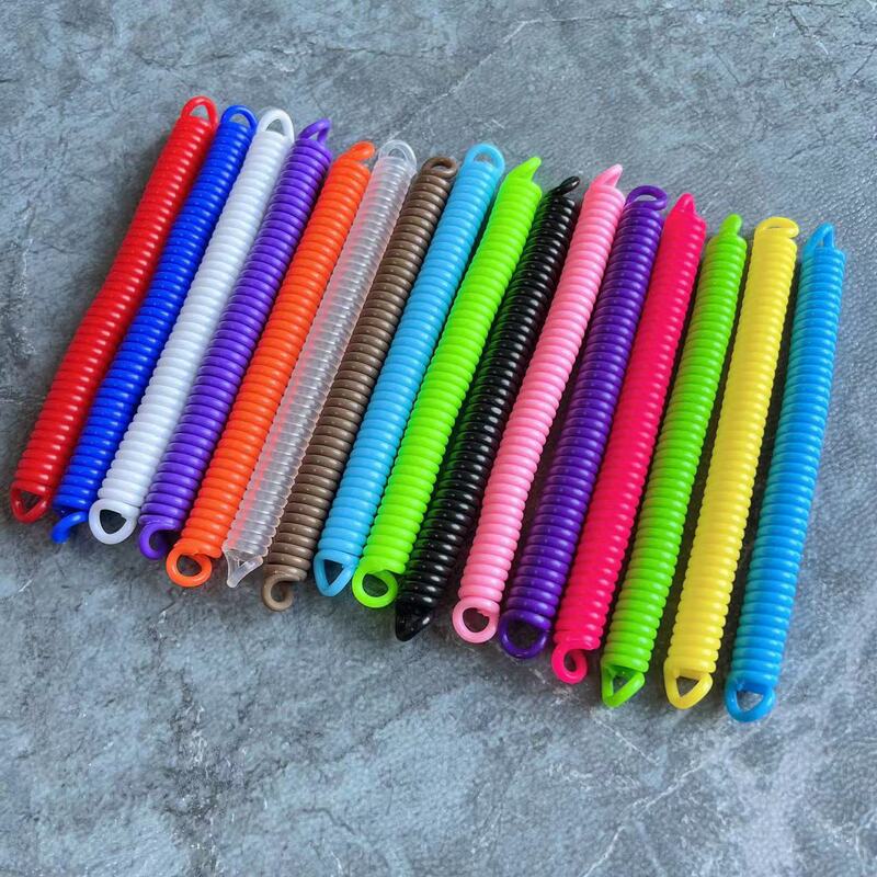 Factory direct supply plastic spring rope candy color EVA anti-lost rope spring key chain accessories lost hand rope wholesale Factory direct supply plastic spring rope candy color EVA anti-lost rope spring key chain accessories lost hand rope wholesale