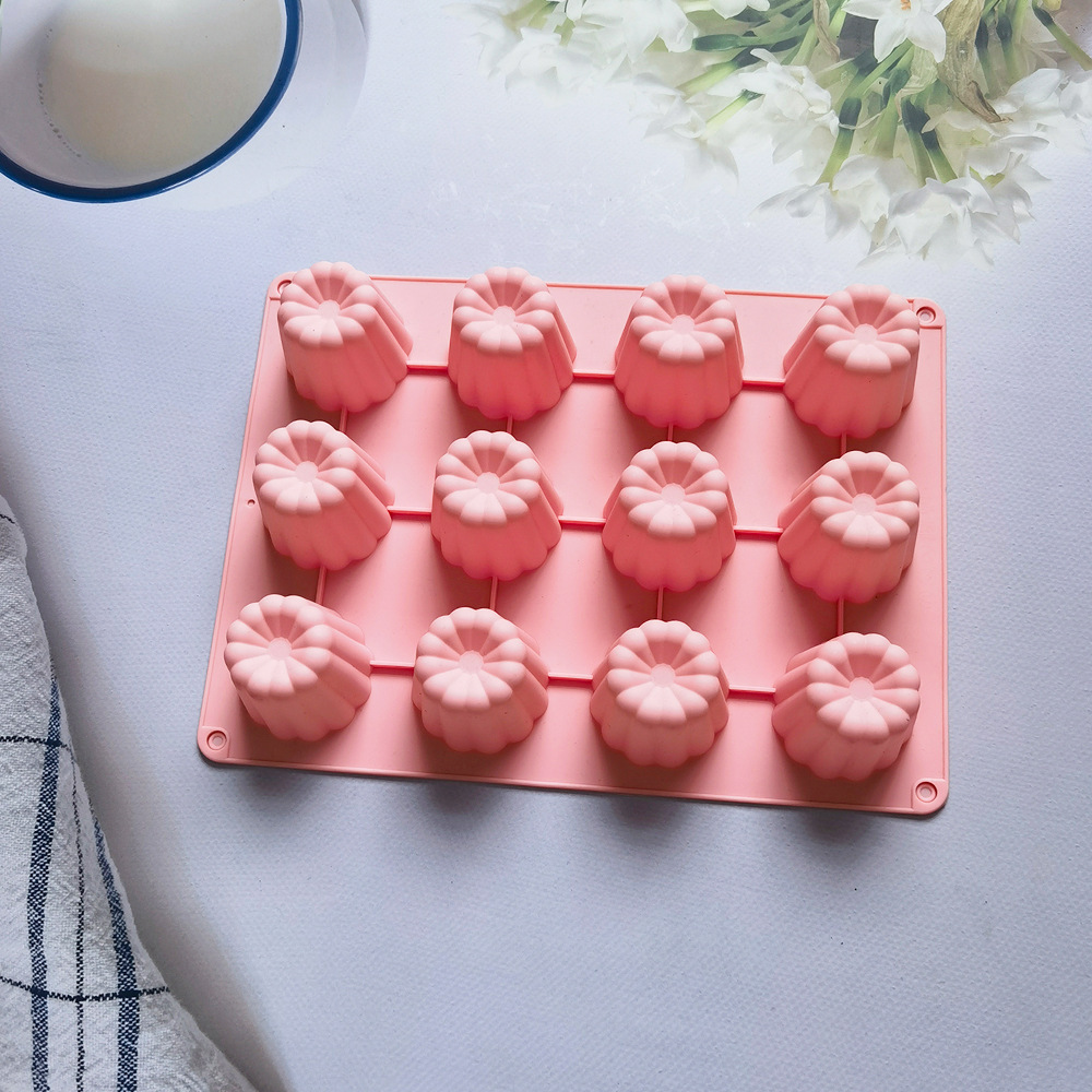 12 Lian Keoli 10 molde de silicona pastel helado pudín molde de postre jabón utensilios