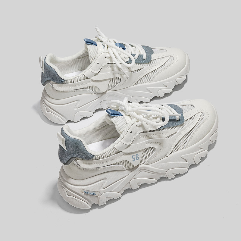 Zapatos de estilo coreano para mujer, primavera 2022, nuevos zapatos deportivos transpirables y versátiles para estudiantes, zapatos casuales de moda para mujer 7781