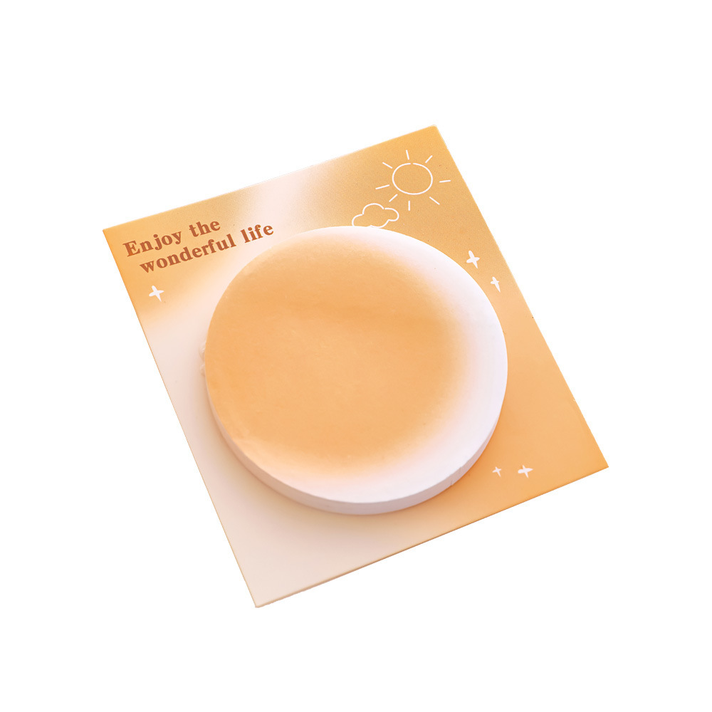 Notas adhesivas gradientes Pegatinas adhesivas de halo de color de amor dulce y alienígena Pegatinas súper atractivas n-pegatinas Notas adhesivas portátiles