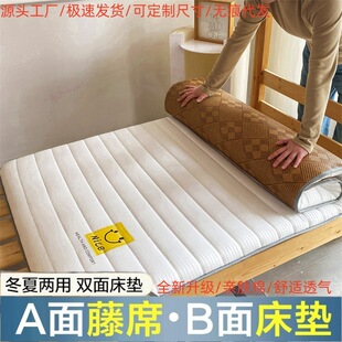 Household winter and summer double-sided mattress cushion dual-purpose ice rattan mat thickened student dormitory mat tatami mat wholesale