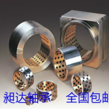 供应轧钢厂烘炉滚道往复滑动用钢铜镶嵌自润滑滑块轴承280*100*20