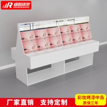 化妆品货架小样中岛口红面膜板展柜调色师香水美妆彩妆店展示柜