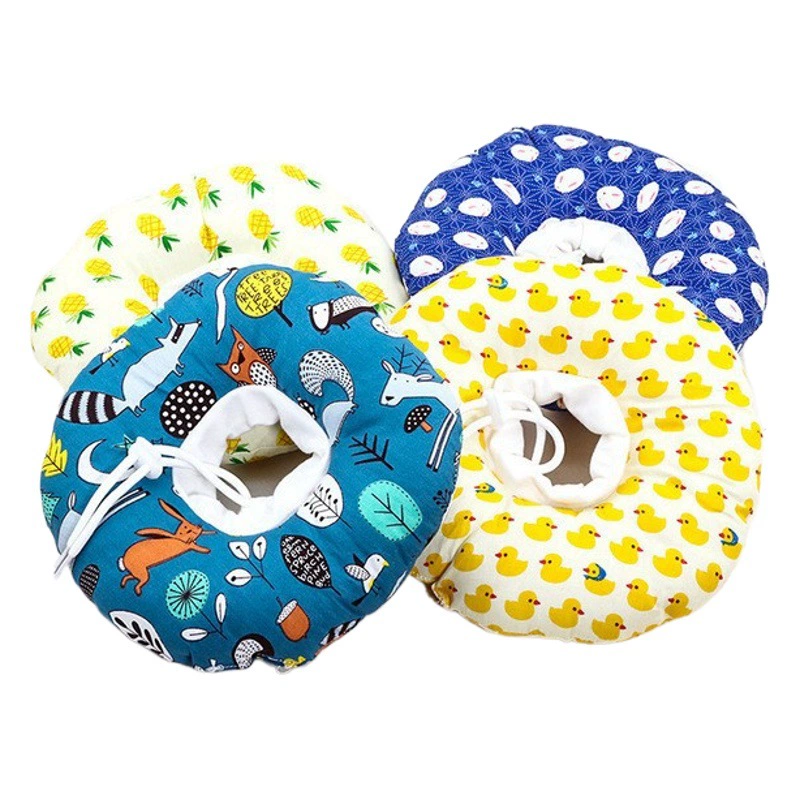 Кольцо Элизабет ошейник для собак и кошек стерилизация хлопковое мягкое кольцо послеоперационные лекарства против облизывания против укусов головной убор кольцо позора