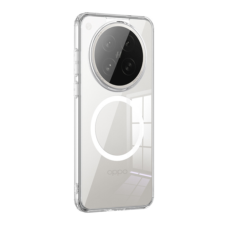 OPPO Find X8Ultra アーマーつや消し磁気電話ケース findx8s 透明落下防止保護カバーに適しています。|undefined