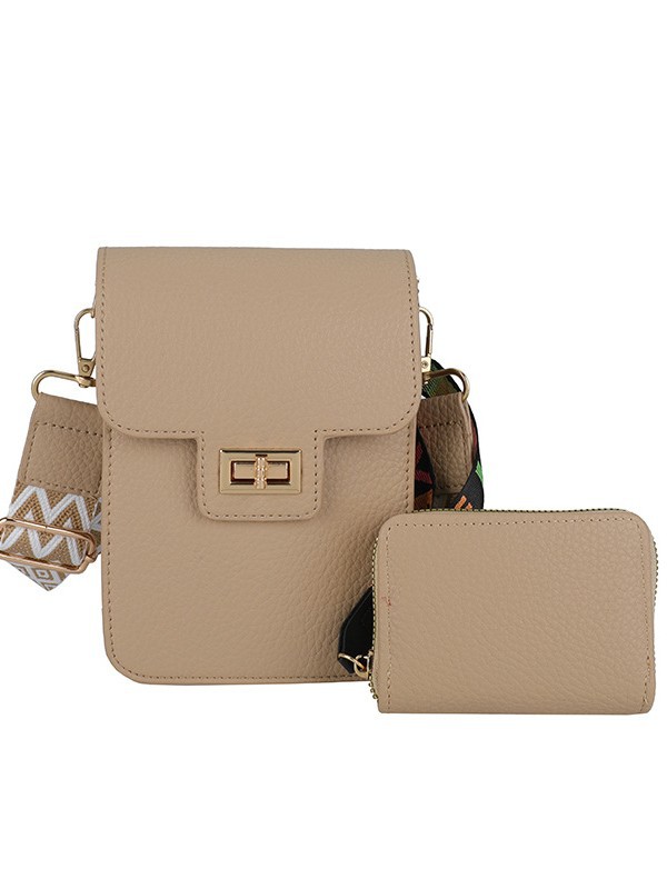 Bolsos para mujer 2025 nuevo bolso vertical para teléfono móvil transfronterizo, monedero colgante, bolso de mensajero con correa de hombro ancha retro de alta gama
