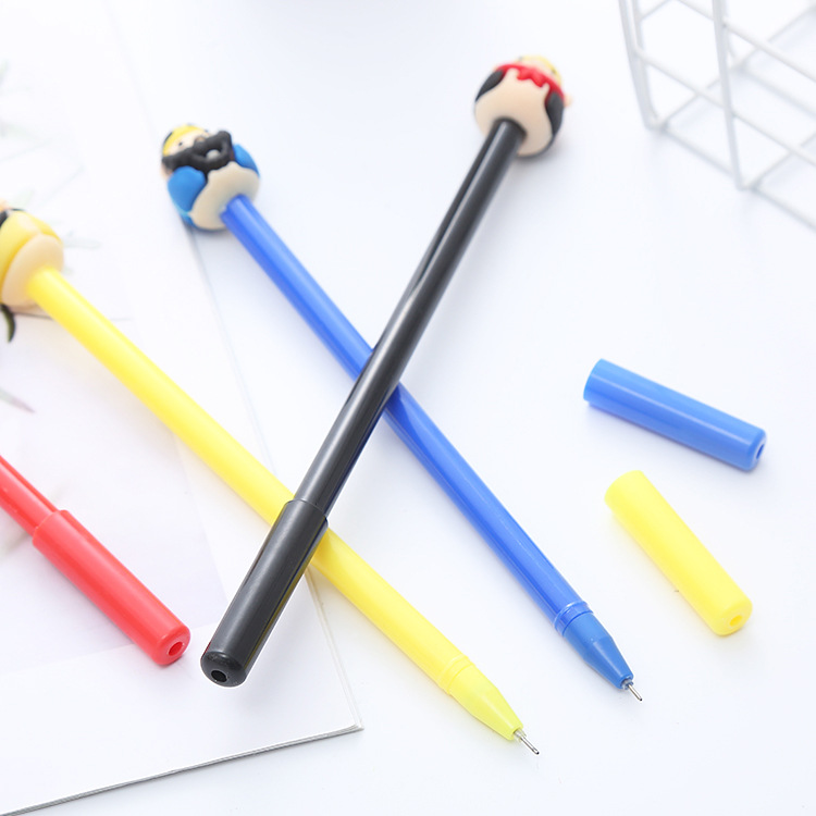 Creativo viaje al oeste anime pluma de gel de dibujos animados papelería estudiante pluma de agua lindo suministros de oficina pluma de firma al por mayor