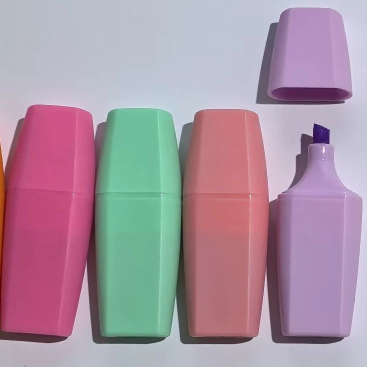 Массовый 6-цветный мини-маркер с наклонной головкой, маленькая свежая Студенческая ручная ручка для счета, фокусная линия, акварельная ручка, детские производители