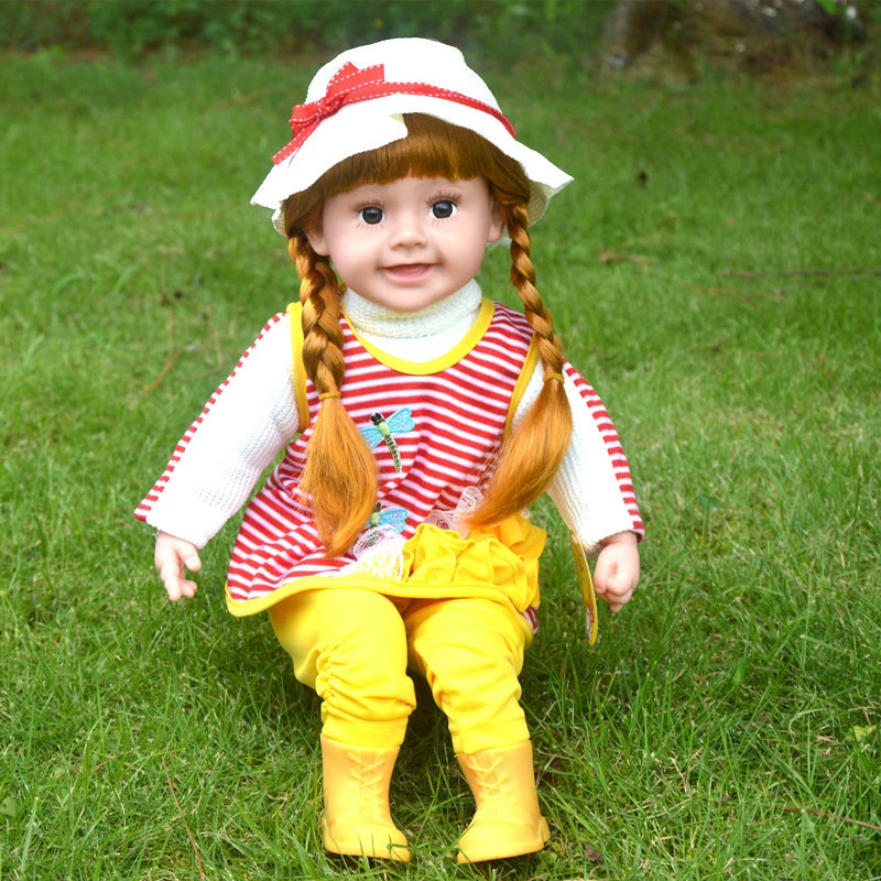 Speaking smart doll, realistic toy from soft rubber