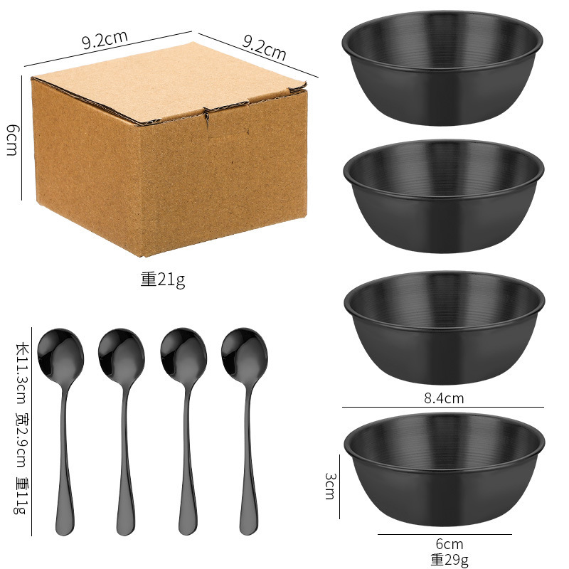 元のメーカーのステンレスのおかずの皿の調味料の皿の現物の家庭用の骨の皿の調味料の小皿の鍋の調味料の皿|undefined