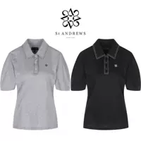 Корейская одежда для гольфа Женская рубашка с короткими рукавами POLO с плечами Тонкая талия повседневная мода топ