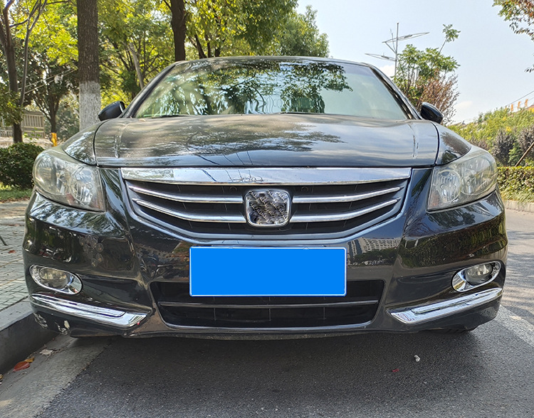 Modified Grille Fog Light Trim Front Bumper Strip Eyebrow Cover for 8th Gen Accord 2011-12