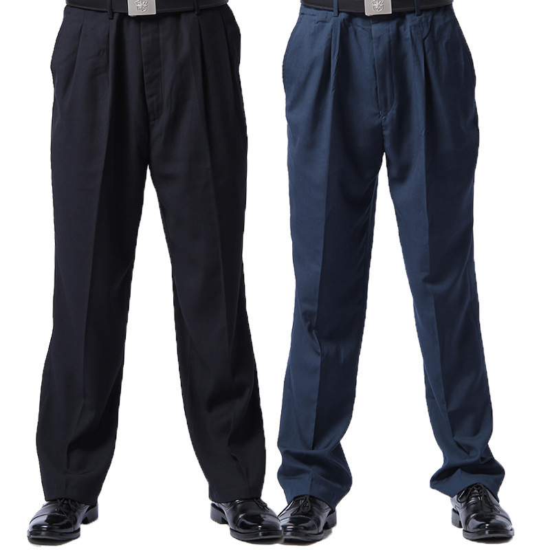 男款保安裤子新款保安冬裤保安西裤保安制服工作服活腰裤冬男