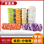 新款双色拖把纱线吸水性强毛毛虫超细纤维线粗