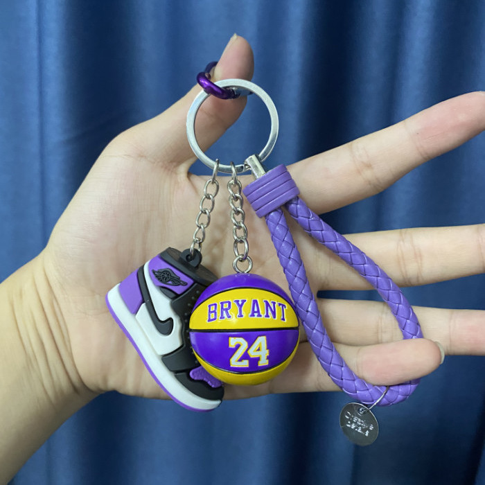 Mini Aj Basketball Shoe Key Chain Kobe Bryant Basketball Pendant Birthday Gift Car Key Chain Pendant for Men and Women Mini Aj Basketball Shoe Key Chain Kobe Bryant Basketball Pendant Birthday Gift Car Key Chain Pendant for Men and Women