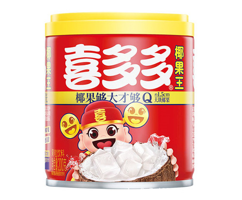 Xiduodu Coconut Fruit King 200g*10 Cans Fruit Flavored Coconut Juice Beverage Snack Canned Goods One-Time Delivery