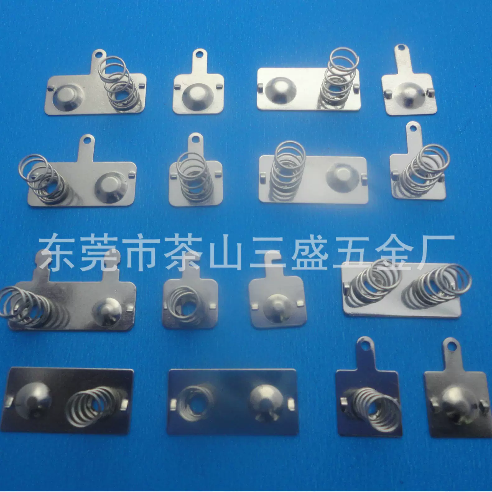 五金冲压件电池弹片 5号7号电极金属弹片 AA AAA不锈钢电池片